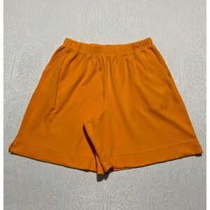 White Stag Womens‎ Orange Competitive Terry Cloth Casual Shorts Medium